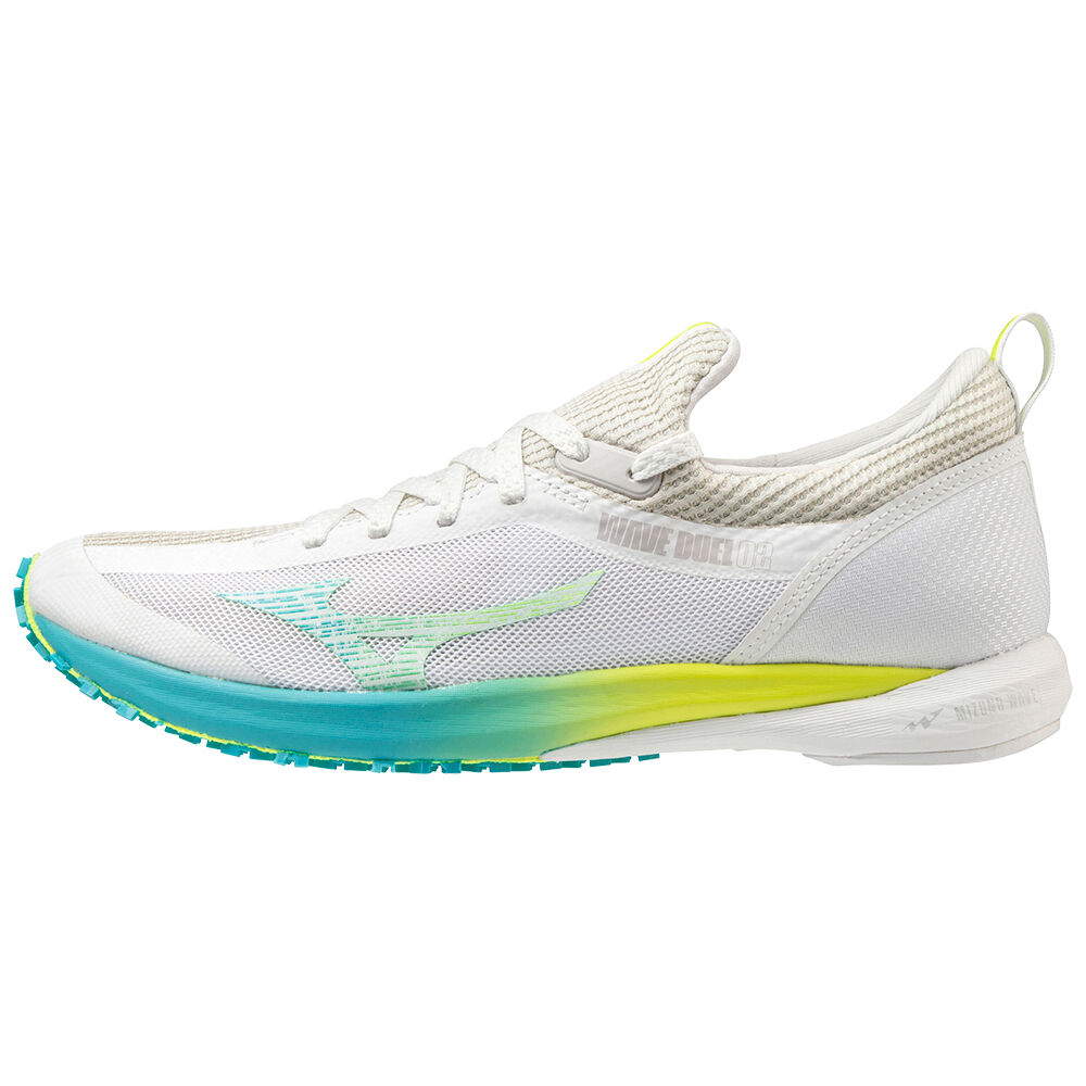 Damske Bezecke Topanky Mizuno Wave Duel 2 Biele/Žlté/Modre Vypredaj BWXH13429